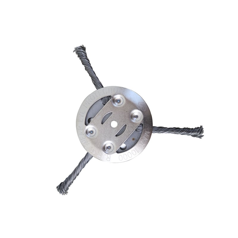 Joyliveo 6 inch Steel Wire Brush Cutter Trimmer Head