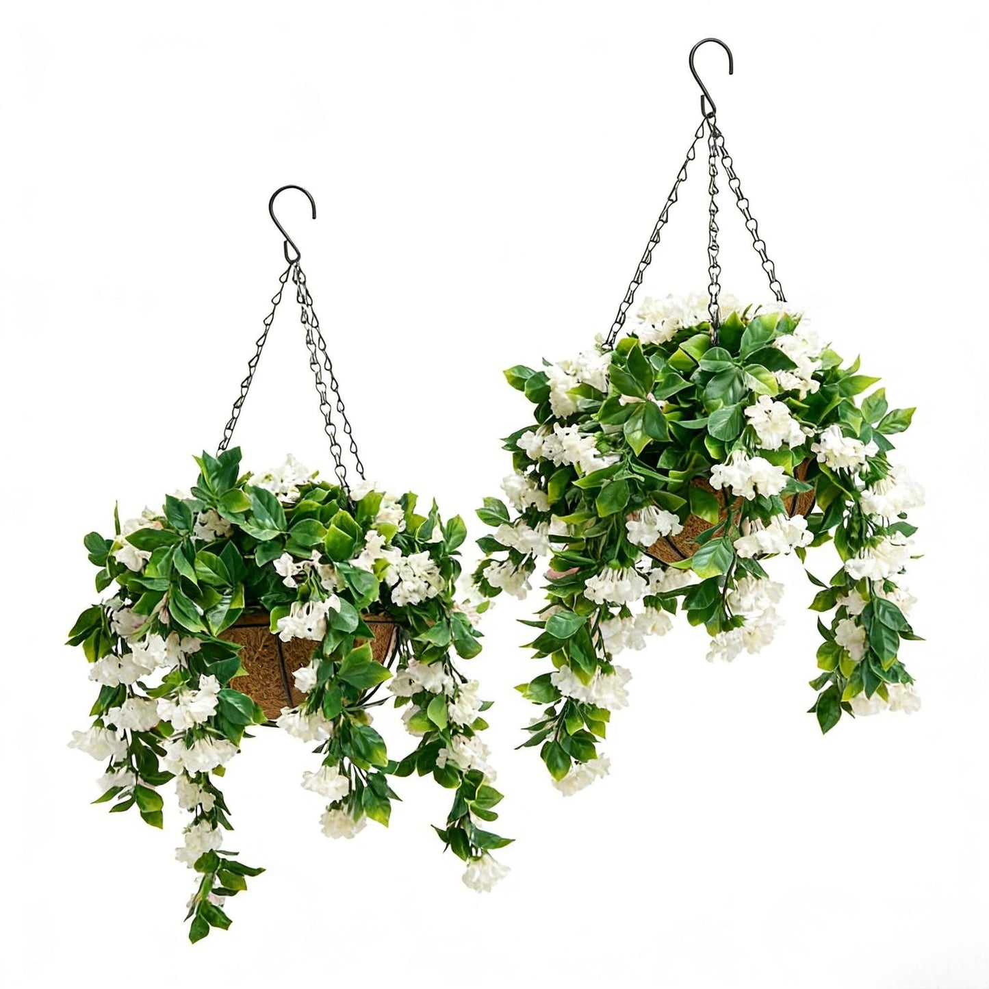 NO-Fade Faux Crepe Myrtle Hanging Baskets