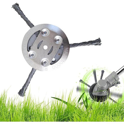 Joyliveo 6 inch Steel Wire Brush Cutter Trimmer Head