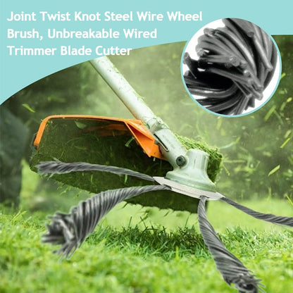 Joyliveo 6 inch Steel Wire Brush Cutter Trimmer Head