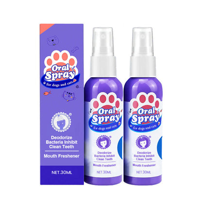 Joyliveo Pet Teeth Cleaning Spray | Tartar Dissolver & Breath Freshener