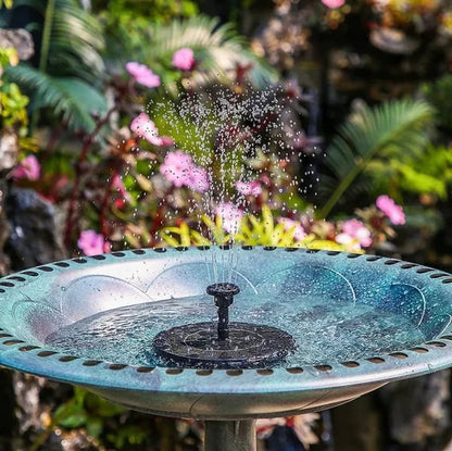 Compact Solar Bird Fountain Pump