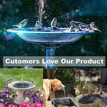 Compact Solar Bird Fountain Pump