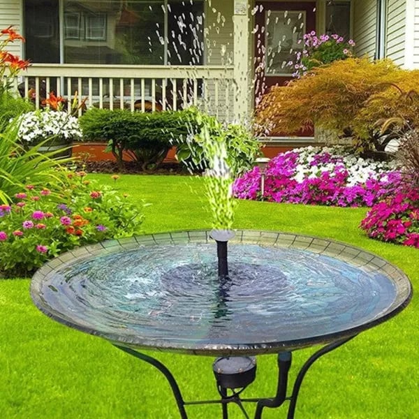 Compact Solar Bird Fountain Pump