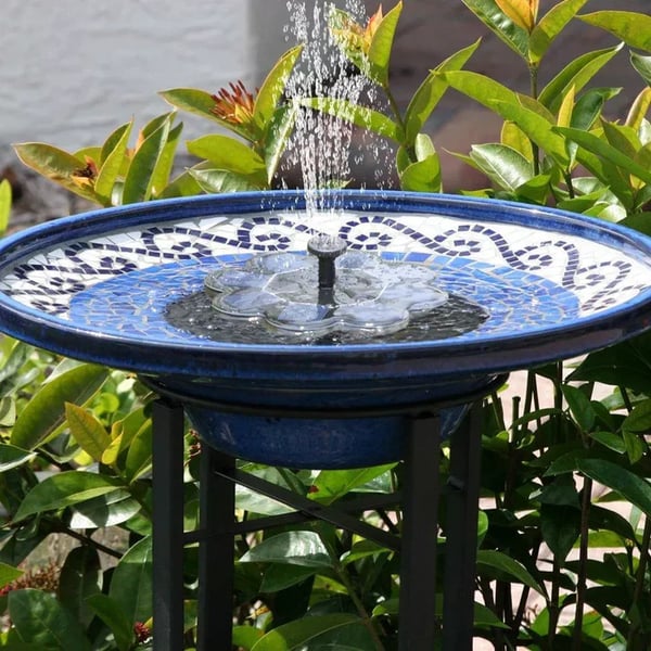 Compact Solar Bird Fountain Pump