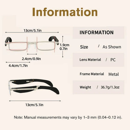 Joyliveo Foldable Anti-Blue Light Reading Glasses