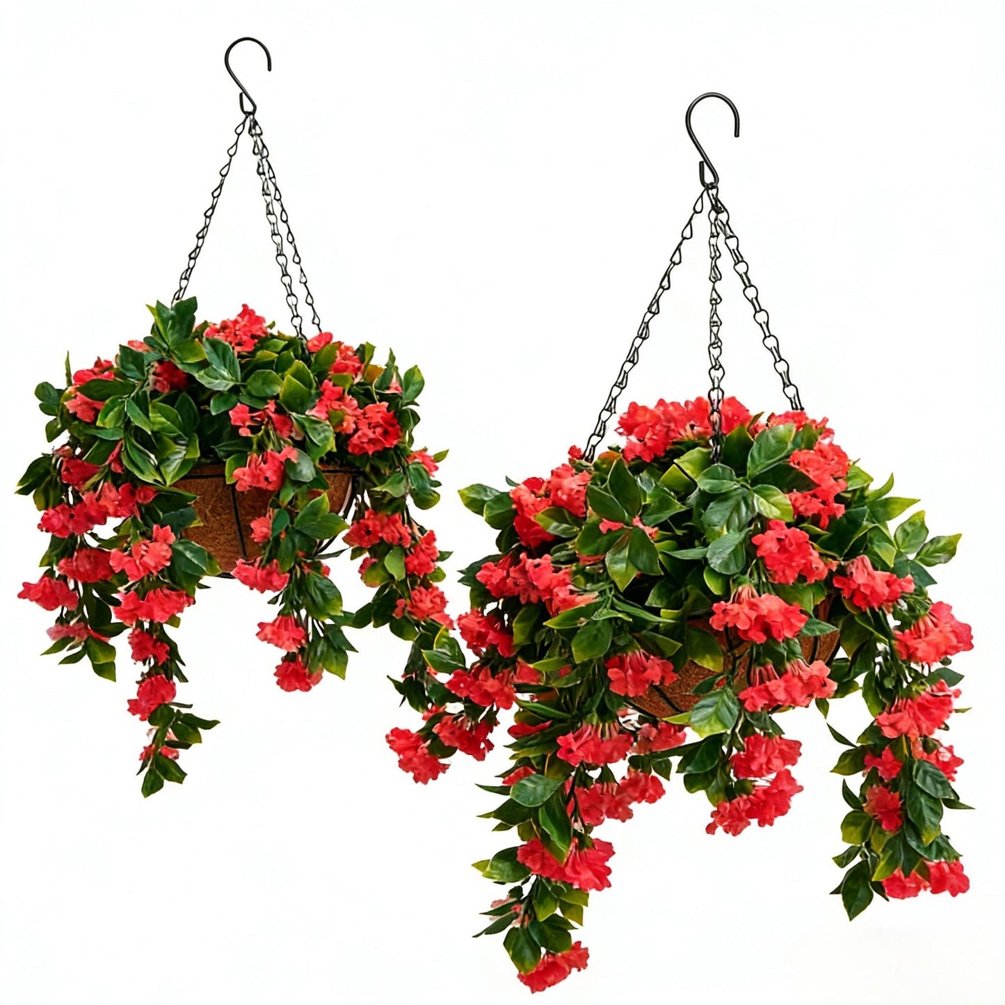 NO-Fade Faux Crepe Myrtle Hanging Baskets