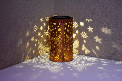 Joyliveo Enchanted Butterfly Solar Lantern | Warm Auto-Glow Outdoor Decor