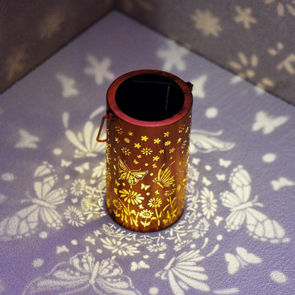 Joyliveo Enchanted Butterfly Solar Lantern | Warm Auto-Glow Outdoor Decor