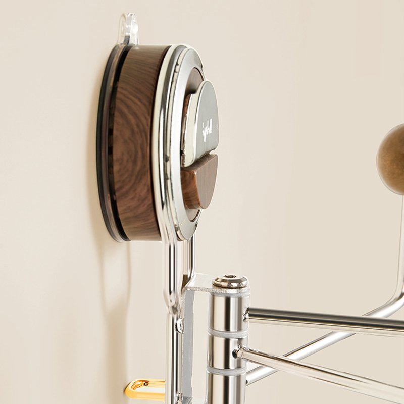 Joyliveo No-Drill Rotating Suction Hooks丨Strong Hold, Easy Wall Installatio