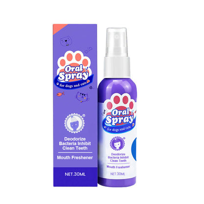 Joyliveo Pet Teeth Cleaning Spray | Tartar Dissolver & Breath Freshener