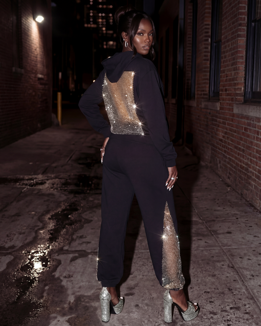 Venus Crystal Mesh Hoodie